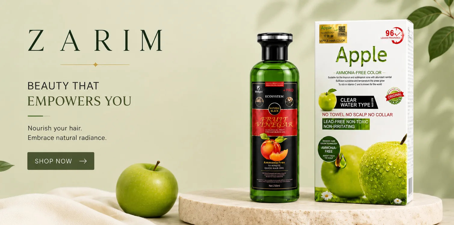 Zarim natural hair color and skincare – gentle, nourishing beauty products for healthy hair and radiant skin